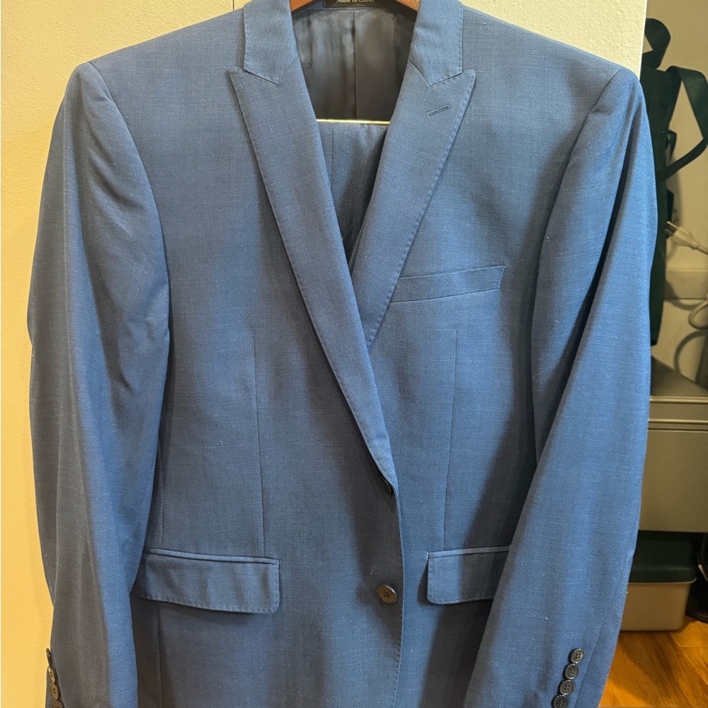 Calvin Klein blue suit